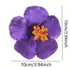 1 hibiscus hair accessory, cute and sweet style for women, hibiscus hair clip for beach vacations, hibiscus hair clip!