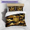 Germany Football Printed Bedding 3 Piece Set Cozy Breathable Bed Cover Set as Housewarming Holiday Gift
