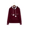 Women'S Autumn Winter Fleece Hoodie Korean Chic Streetwear Large Pocket Pet Holder Sweatshirt Warm Solid