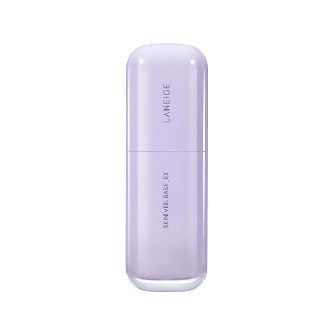 LANEIGE Skin Veil Base EX (2 цвета) SPF 28 PA++ 30 мл, Основа под макияж для коррекции тона, придающая коже естественность и сияние EX # 40 Pure Violet