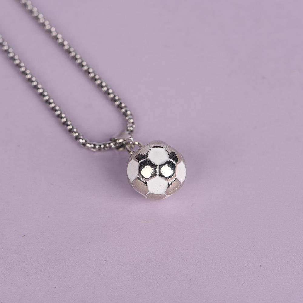 World Cup 3D Football Pendant: Alloy, Hip Hop Style, Drip Oil Design - Perfect Gift for Boys