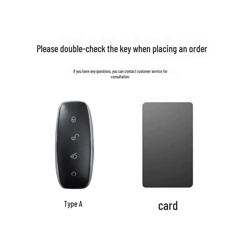 Denza D9 Key Case: 2022 Transparent Shell for Men & Women, Modified Card Car Package with Buckle