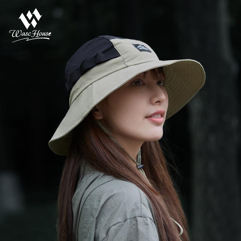 New bucket hat color matching sun protection hat men and women summer hiking camping quick drying mountaineering hat couple leisure basin hat