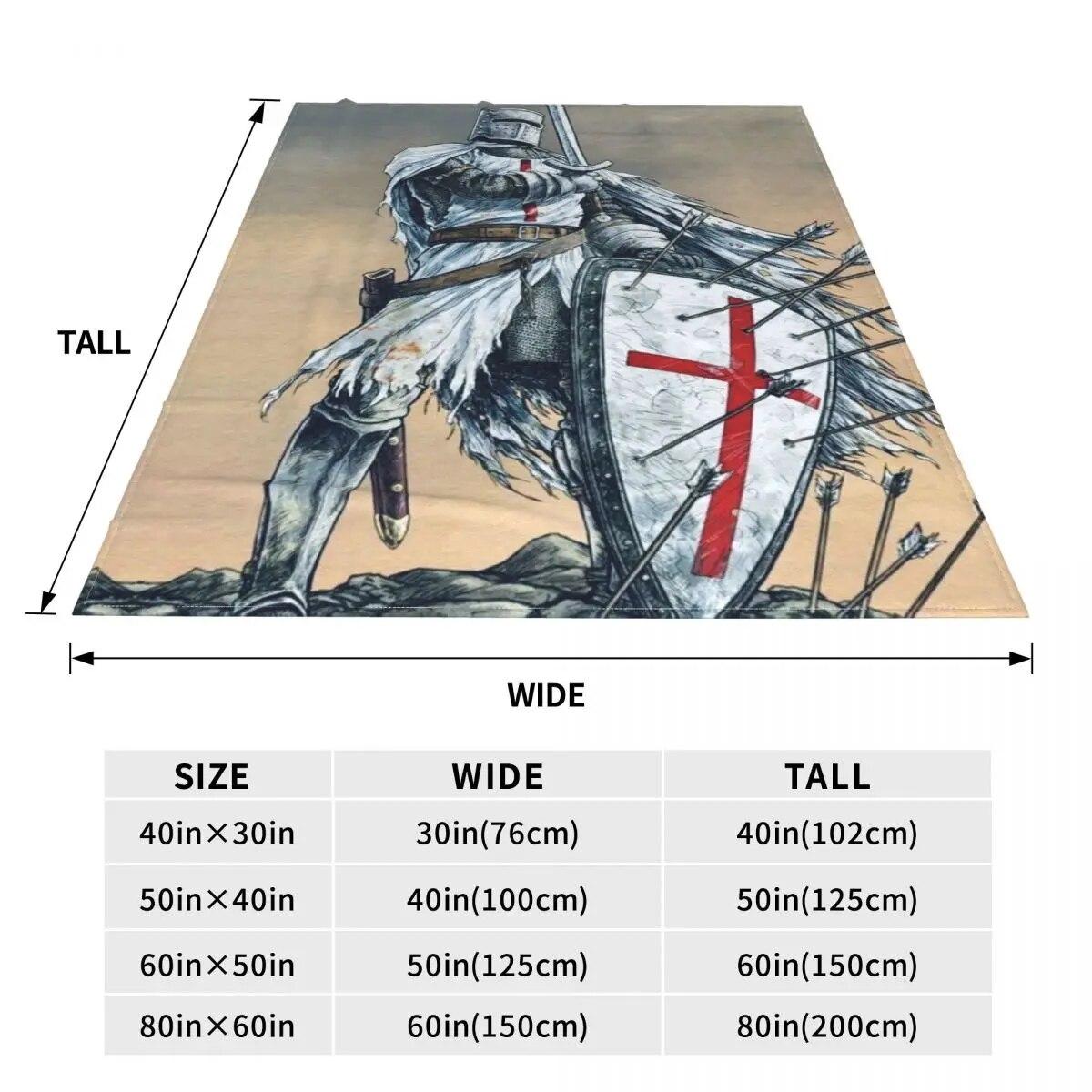 Фланелевое одеяло рыцаря тамплиера — фото 3