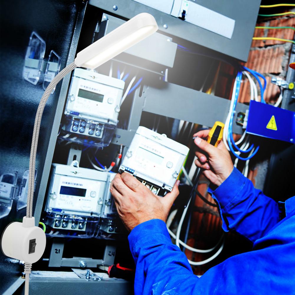 LED Office Household Tattoo Touch Sewing Machine Light Gooseneck Table Work Lamp with Magnetic Base