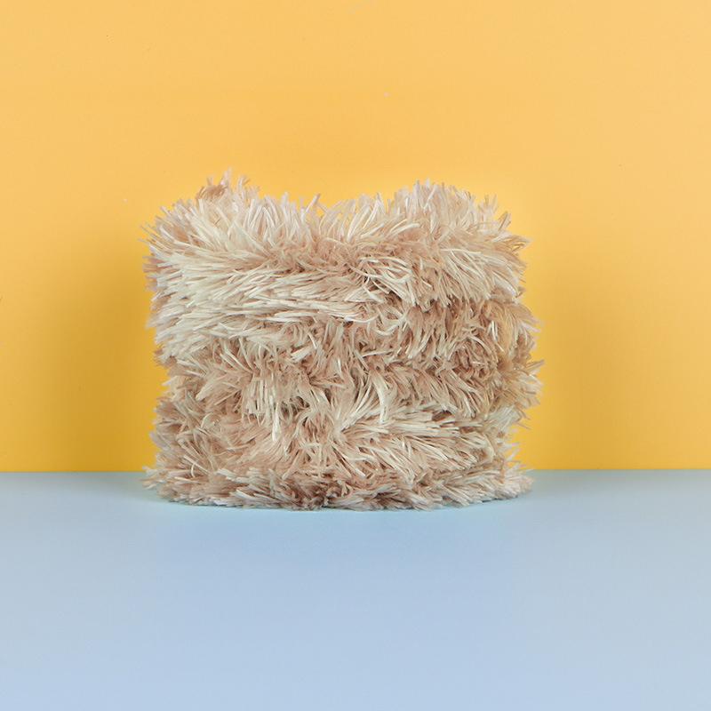 20 mm Material Kristall Sammet Vridpinne Handgjord Docka Valp Ullremsor Konstgjorda Ullremsor