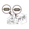 BDP545 Sonnenblende Spiegelabdeckung Set TAN für Mercedes W210 W211 2108102510 2118100410