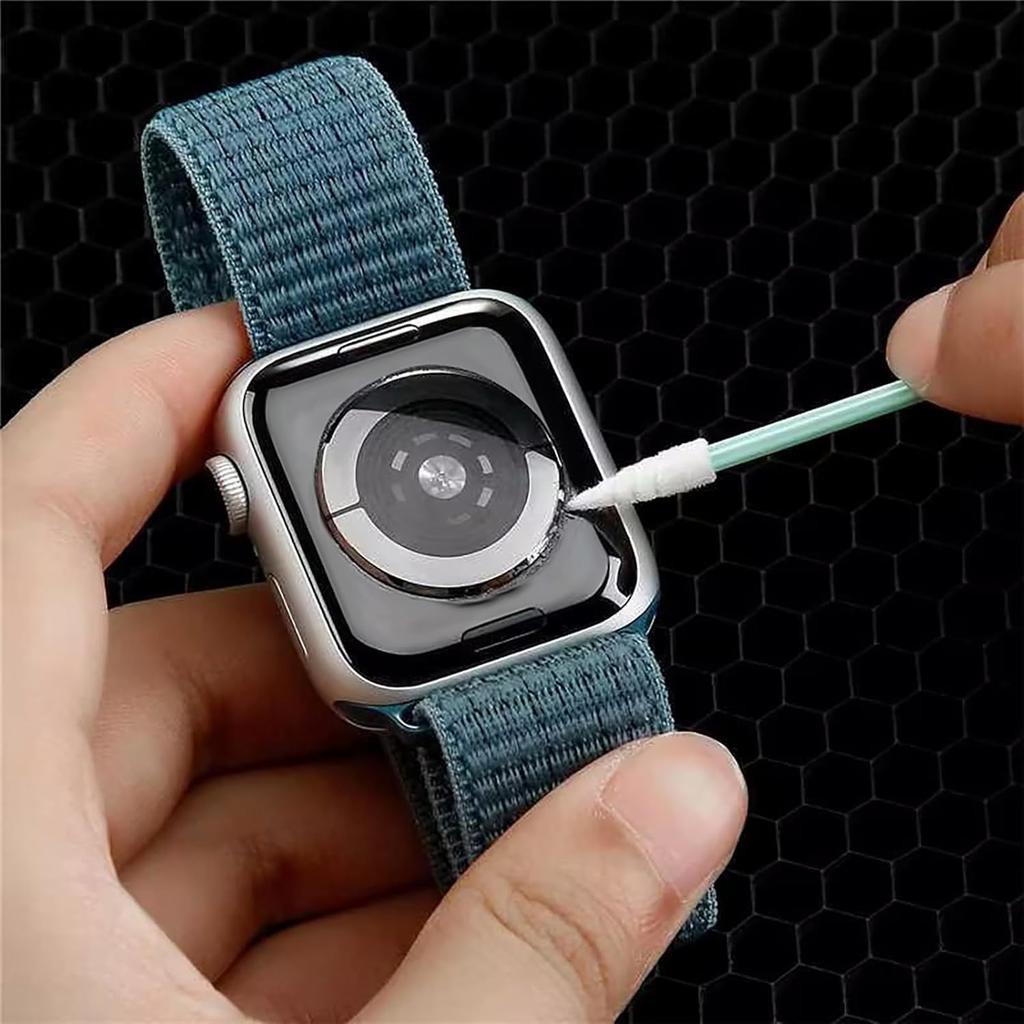 Mollytek Industrial Cotton Sponge Precision Cotton Swabs for Optical and 65mm Total Length Total 200-Pack Swabs, Sticks, Swabs, Ultra-Fine Tip,