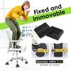 6/12Pcs Chair Wheel Stopper Rubber Non Slip Furniture Pad Hardwood Floor Protectors Anti Vibration Caster Cup for Home Office