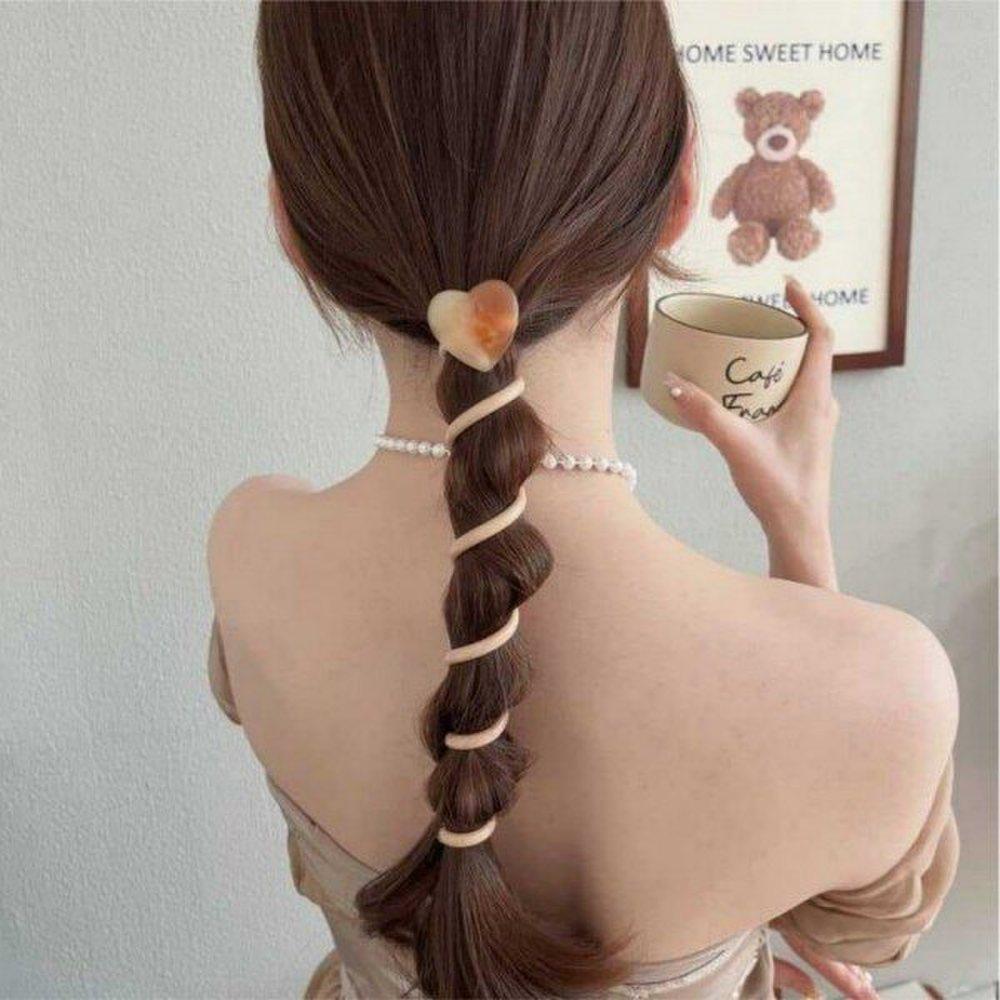 

Mno Love Phone Пружинная резинка для волос dark brown