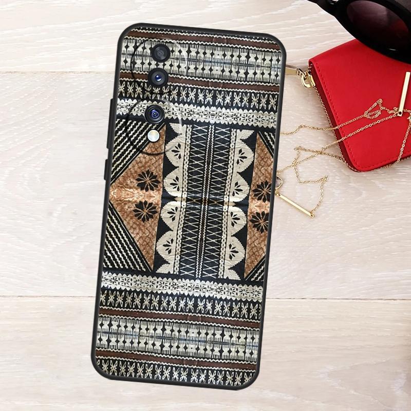 Fijian Masi Tapa Case For Honor 400 Pro 200 Lite 50 70 90 X9a X9b X9c X9d X8a X8b X8c Magic 5 6 7 8 Pro Cover
