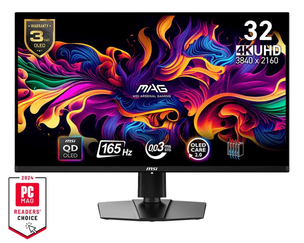 Monitor MAG 321UP QD-OLED 31.5 inch UHD/LED/Flat/165Hz/black