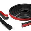 1/4/8m Bulkhead Sealing Strip Ribbed Waterproof Tonneau Cover Seal UV Resistant Self-Adhesive Truck Topper Seal