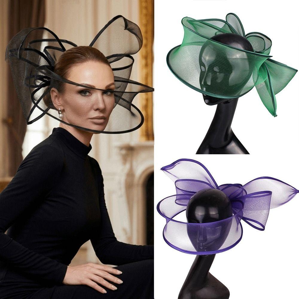 Veil Design Fascinator Hat Luxury Derby Hat Fashion Royal Race Hat For Women