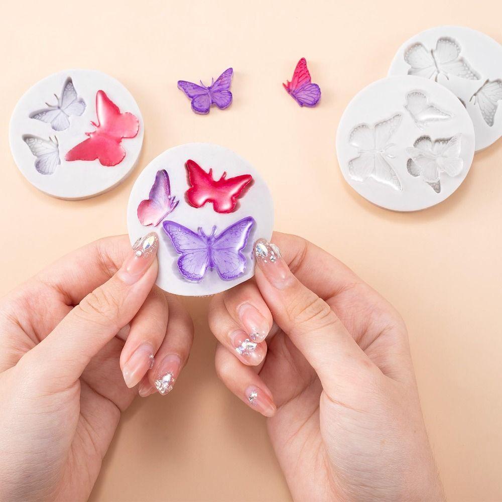 Mini Baking Cake Butterfly Soap Mold High-quality Chocolate Mold  Desserts Decoration