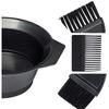 4-Piece Hairdressing Tool Set: Dyeing Bowl & Comb Kit for Home Use