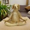 Dog Statue Aesthetic Meditation Sculpture for Desk Living Room Home