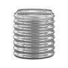 Metal Raised Garden Bed, 1.2 X 0.6 X 0.6 M Oval Outdoor Galvanized Planter Garden Box, Open Bottom Design, Large Planter Raised Bed for Growing