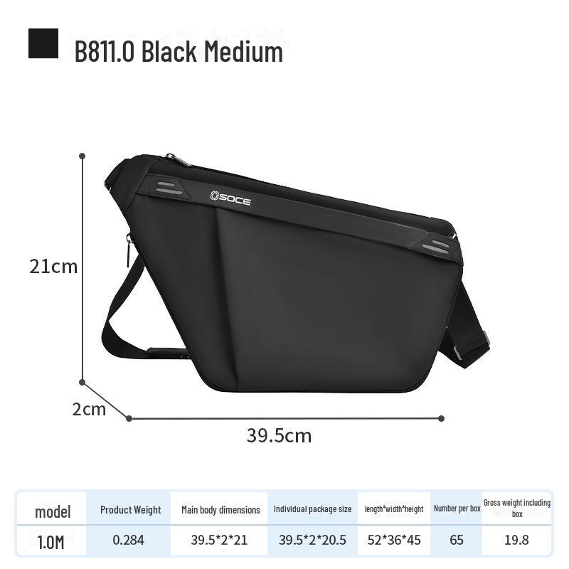 

OSOCE Trendy Unisex Водонепроницаемая нагрудная сумка и сумка-мессенджер 5 inch