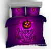 3D Digital Printing Halloween Bedding Pattern Four-Piece Set Three-Piece Set Sticker