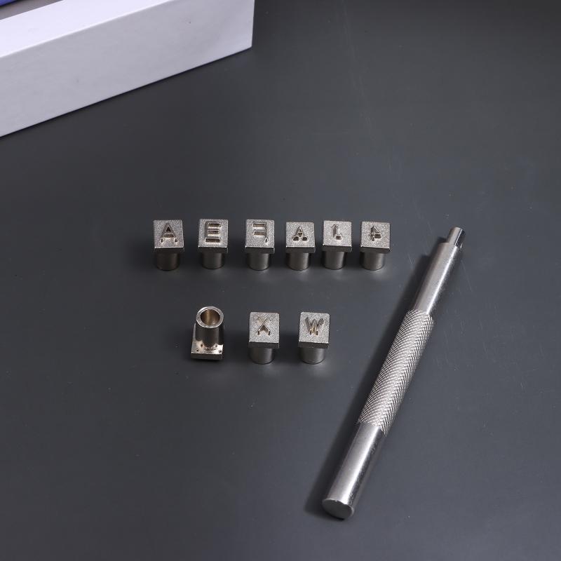 New 36Pcs/Set Stainless Steel Alphabet Number Stamp Punch Tools Kit DIY Craft Leathercraft Hole Punching Tools Kit
