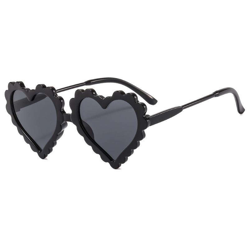 

Cute Baby Cartoon Glasses Heart Shaped Fashion Uv Resistant Sun Glasses For Boys And Girls Personalized Children S Love Glasses As shown