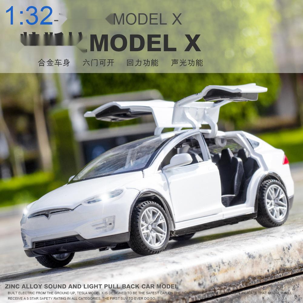 1:32 Model X90 Alloy Model Car Toy Diecasts Metal Casting Sound and Light Car Toys Vehicle