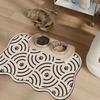 Creative Cartoon Shape Pet Feeding Mat - Dirt-Resistant, Easy Clean, Water Absorbent, Wear-Resistant, Quick Drying