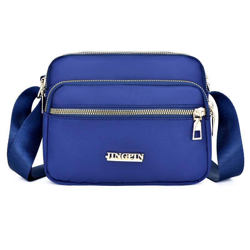 Nylon cloth messenger bag, new fashionable and simple casual waterproof women's large-capacity shoulder messenger bag