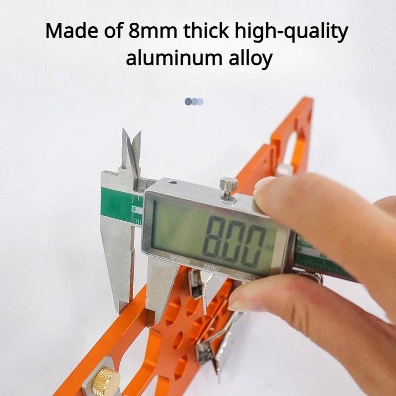 340MM Woodworking 90 ° Right Angle Guide Rail Electric Circular Saw Rail Woodworking Auxiliary Tool