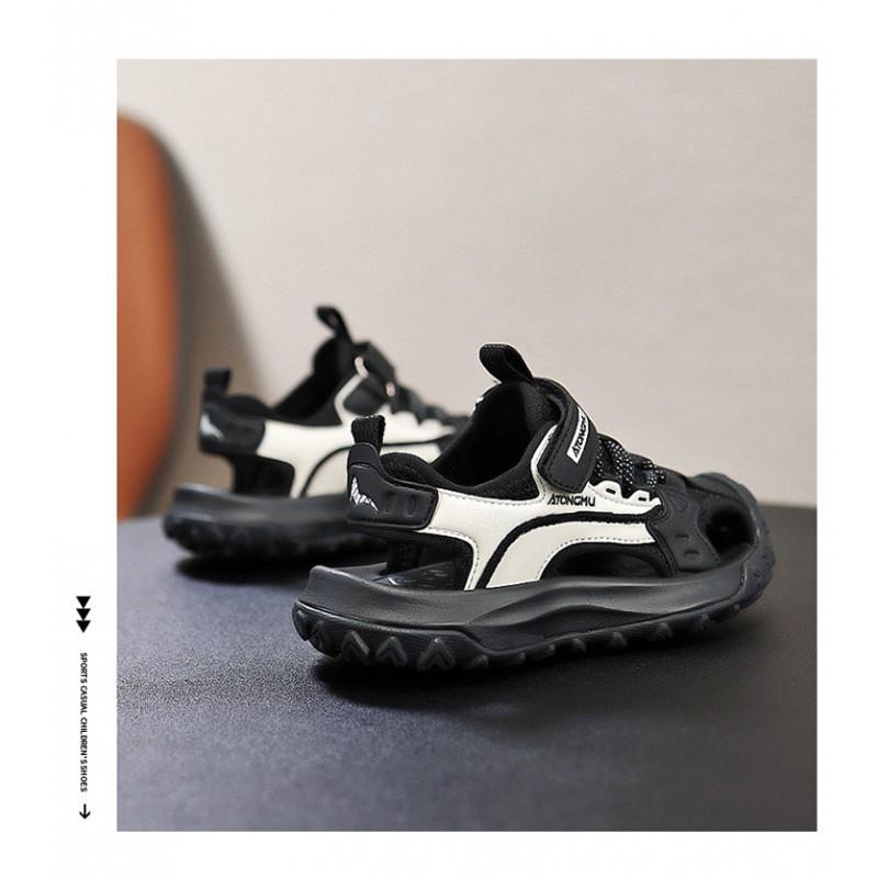 Girls 'baotou Sandals 2026 New Children's Mesh Soft Sole Sports Boys' Beach Shoes