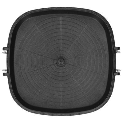NonStick Square BBQ Plate Grill Pan Baking Tray Outdoor Supplies Kitchen Accessories