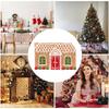 Christmas Doormat Gingerbread House Door Mat Winter Holiday Doormat For Porch Kitchen Bedroom Living Room Bathroom Shower Floor