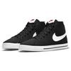 New Nike Court Legacy Canvas Mid 'Black White Orange' Women's DD0161-001