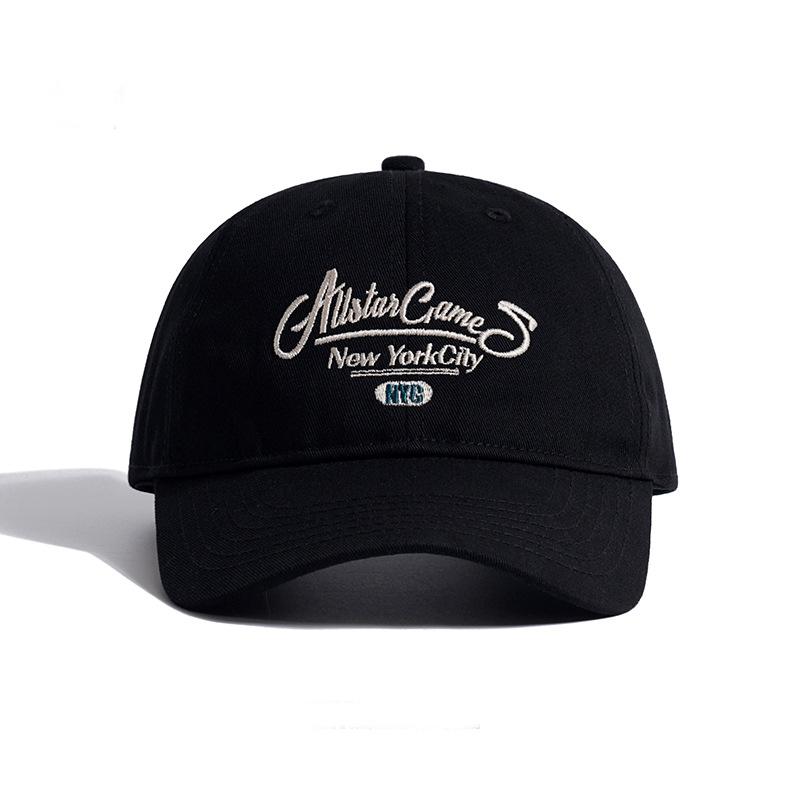 Letter embroidered baseball cap women's spring and summer new sunshade street face small big brim cap men