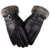 Mens Touchscreen Gloves Winter Warm Thick Fleece Lined PU Leather Driving Outdoor Cycling Work