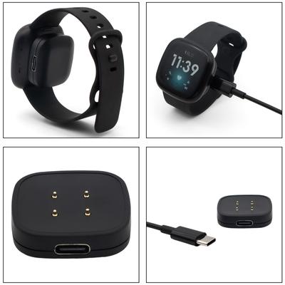 Cavo di ricarica magnetico opzionale per Fitbit Versa 3 e 4/ Sense 1 e 2 Cavo di ricarica Cavo USB C Supporto