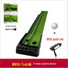 Indoor Ball Return Golf Putting Practice Set with Baffle - Portable and Popular