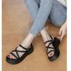 Fashion 2025 Summer Fashion Comfortable Thick-soled Women's Shoes Casual Outdoor High-heeled Sandals Girls Clogs Wedge Heels Women Shoes