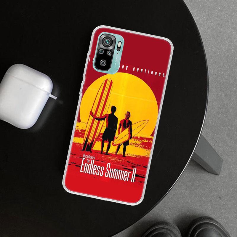 Surf Board Aesthetic Phone Case Cover for Xiaomi Redmi Note 15 14 13 12 11 Pro Plus 14S 12S 11S 11T 11E 10S 10 Customized Fundas