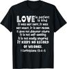 Love Is Patient Love Is Kind Valentines Gift Christian Kids T-Shirt