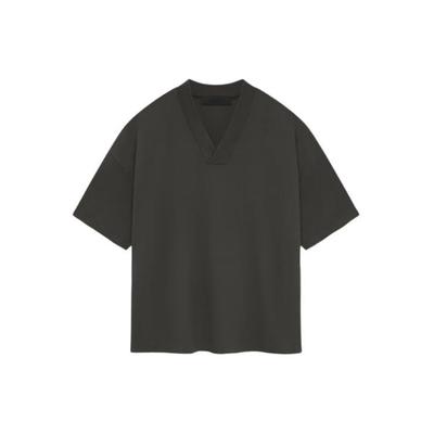 Essentials V Neck T-Shirt Ink Men Tops Black 125SP244210F