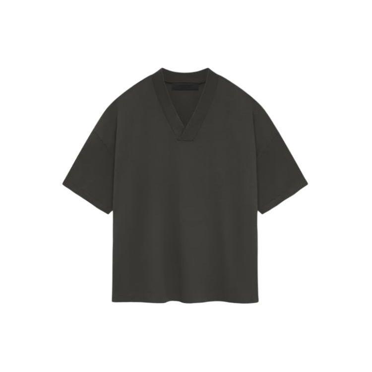 Fear of God Essentials V Neck T-Shirt Ink Men Tops Black 125SP244210F