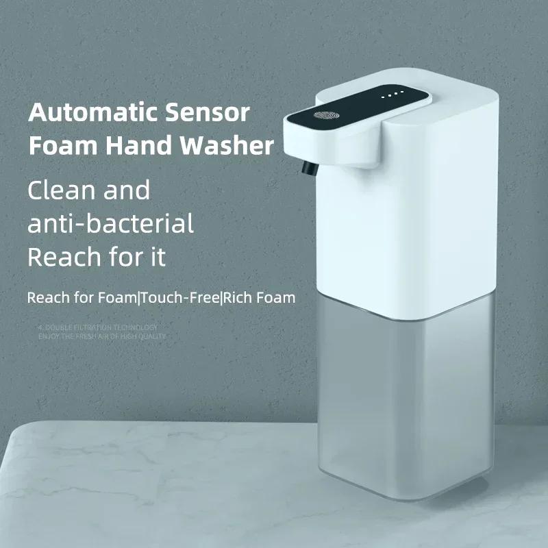 Automatic Sanitizer Dispenser Touchless Infrared Sensor for Hand Sanitizer USB Rechargeable Foam or Liquid Output