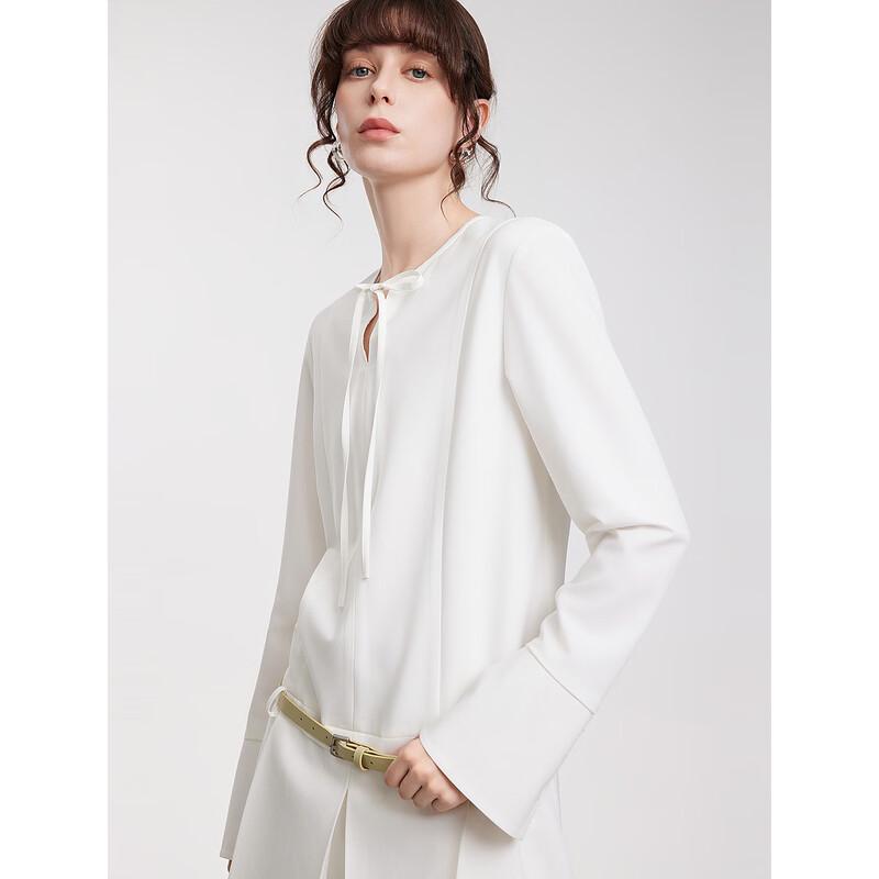 ELLE White Peter Pan Collar Midi Dress M