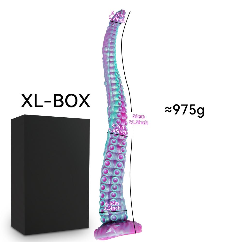 Langer Hintern Analplug Vagina Tentakel Dildo Penis Progressiver Octopus Analplug Sexspielzeug für Erwachsene Monsterdildo Analstimulator Sexprodukt