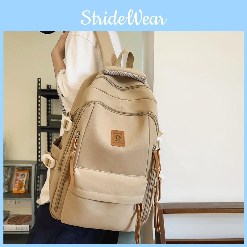 Nylon Multifunctional Travel Backpack With Comfortable Arcshaped Straps Shoulder