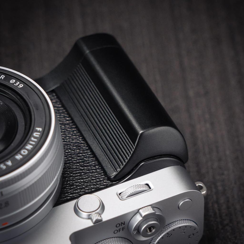 Iborrys Uchwyt do aparatu dla FUJIFILM Dedykowany Szybkozłączka Stop Aluminium Aparat Oryginalny Wzór Retro Aluminium X-E5, Płytka w kształcie litery L, Uchwyt, Antypoślizgowy
