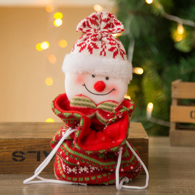 Creative Christmas Eve Apple Gift Bag with Candy Packaging
