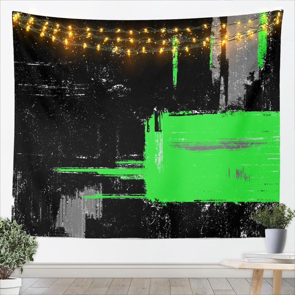 Hot Pink Black White Tapestry For Kids Boys Girls Abstract Morden Wall Art Buffalo Check Wall Hanging Blanket Bedroom Decor
